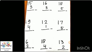K2 - Math: Subtraction within 20