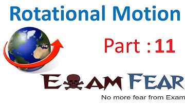 Physics Rotational Motion part 11 (Angular momentum) CBSE class 11