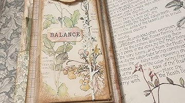 File Folder Folio Journal Using Memories of the Meadow Part 4