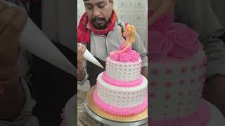 Barbie doll cake design step Cake