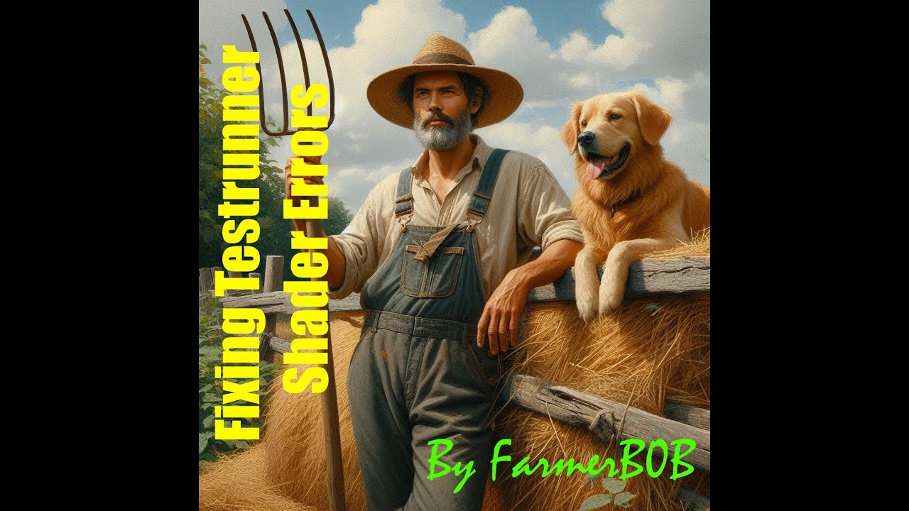 How to fix Testrunner Shader Errors "uncached material configurations" a closer look at a few...