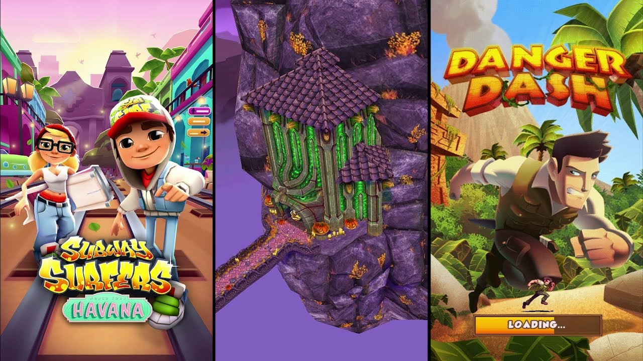 Subway Surfers Havana Vs Temple Run 2 Spooky Summit Vs Danger Dash - Endless Run Gameplay