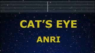 Karaoke♬ CAT'S EYE - ANRI 【No Guide Melody】 Instrumental, Lyric Romanized
