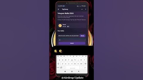 Telegram Wallet 2024 , Tapswap September 8. #videocode #tapswap