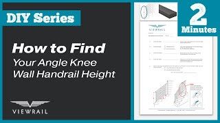 Angle Knee Wall Form // Measurement B: Handrail Height What Is Standard Height For Handrail