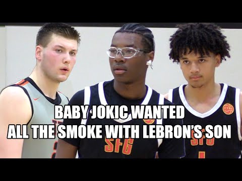 BRYCE JAMES vs BABY JOKIC AT EYBL SESSION 3!