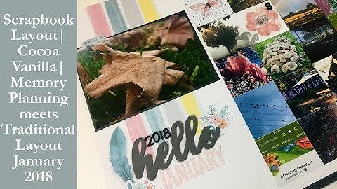 Memory Planning/Project Life/Traditional? Scrapbook Process Jan 2018