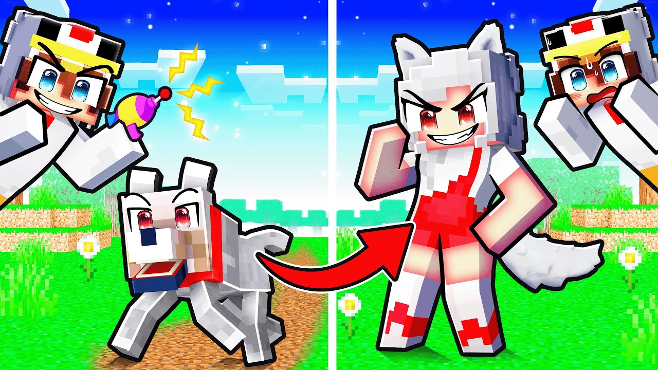 J'ai transformé mon Chien en Ami Humain sur Minecraft !