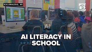 Kids learning AI literacy in West Michigan school as chatbot advice trends rise