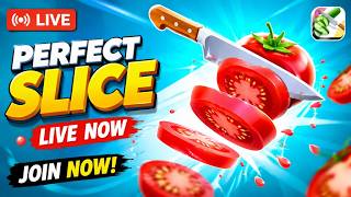 🔴 Perfect Slice 🍅 LIVE Now | Most Satisfying Cutting Game! screenshot 3