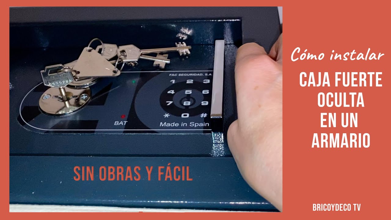 ‼️Cómo Instalar CAJA FUERTE OCULTA en un Armario | Bricolaje Fácil