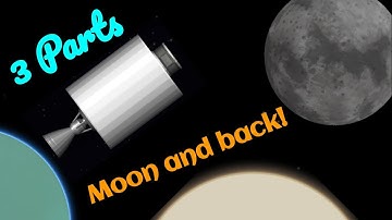 Spaceflight Simulator:  Moon and back with only 3 parts!