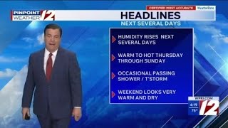 WPRI 12 Weather Now 6/10/26 Heat And Humidity Ahead