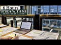 6 HOUR STUDY WITH ME at the LIBRARY | University of Glasgow|Background noise, 10 min break, no music