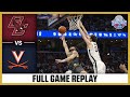 Boston College vs. Virginia Full Game Replay | 2024 ACC Men’s Basketball Tournament