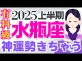 【水瓶座】やることはたったひとつだけ☝️😇2025年は『超重要』です🤩|なぜかよく当たる?!タロット・オラクルカード【2025上半期】
