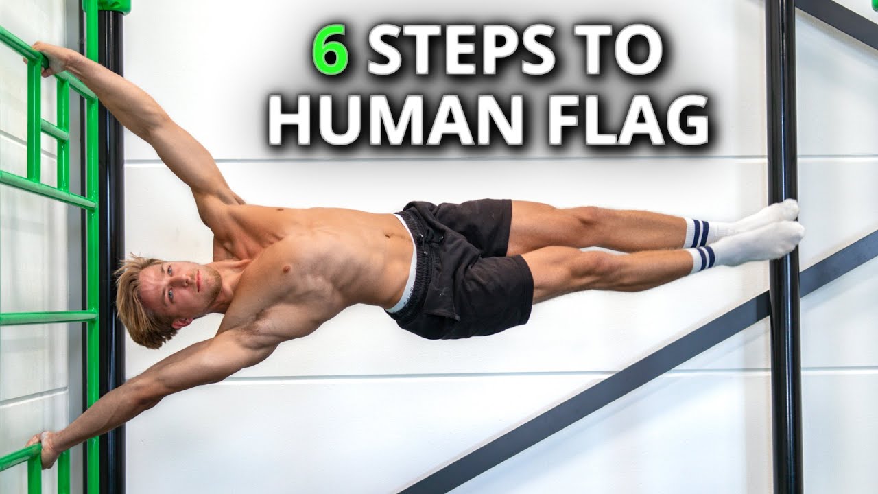 How to HUMAN FLAG Tutorial Step by Step Beginner Guide YouTube