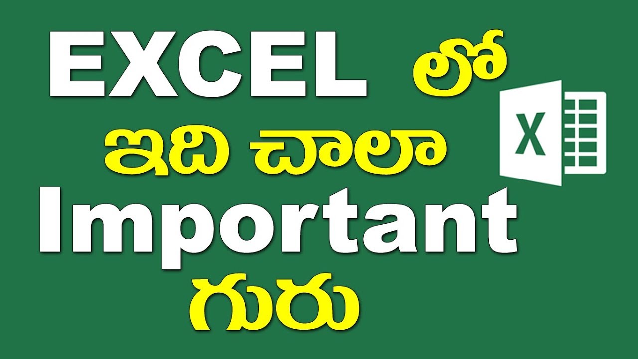 Datedif In Excel Learn Hindi In Telugu Advanced Excel Tutorials