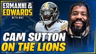 EXCLUSIVE Cam Sutton Interview, Detroit Lions NEW Cornerback Profile