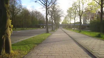 Cycling in Amsterdam : Frankendael Park _ Hugo de Vrieslaan _ Wibaustraat