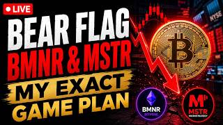 🚨 Why BMNR & MSTR Holders Need To Watch This Bitcoin Bear Flag Right Now Bmnr Holders Build Your Own Eth Money Printer