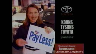 Koons Tysons Toyota 2001 Ad (1/2) - New Toyota Models