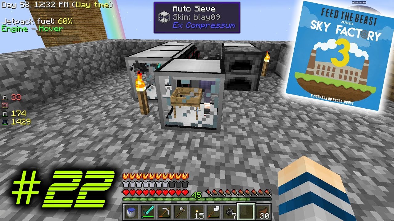 Siebstation Plus 🤩☝ || Skyfactory³ #22