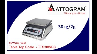 TTS30WPS - Table Top Scales