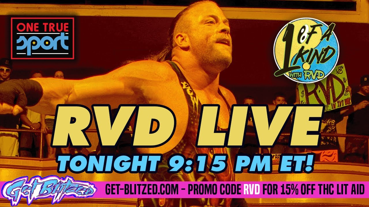 Rob Van Dam LIVE - 6/6 At 9:15 PM ET!