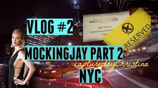 VLOG #2: MOCKINGJAY PART II PREMIERE-NYC// capturedbyChristina