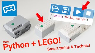 How to run Python on LEGO Technic, LEGO Trains, and LEGO BOOST with Pybricks