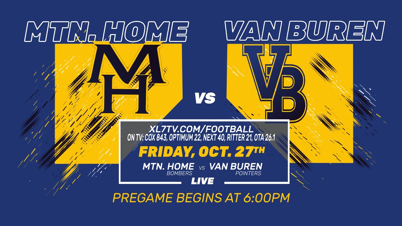Mountain Home Bombers Football vs Van Buren Pointers Football YouTube