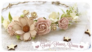 DIY Fairy Flower Crown | Flower Crown Tutorial | Make a Beautiful Flower Crown screenshot 3