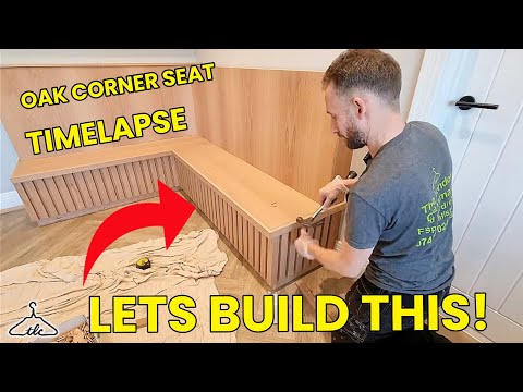 Corner Seating Install TIMELAPSE