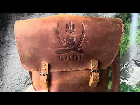 Набір шампурів у шкіряному чохлі з гільзами-ручками, видео 1