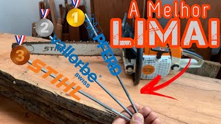 Which file/large file is best for sharpening a chainsaw chain