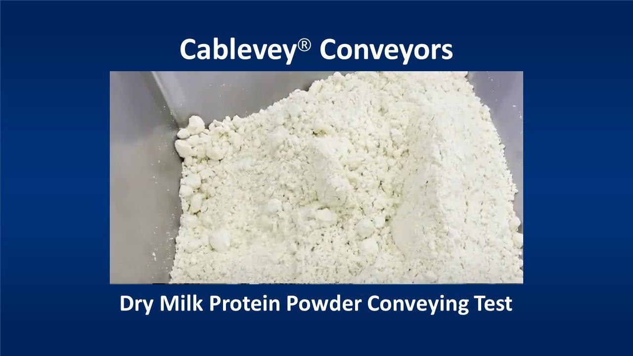 Cablevey® Conveyors - Dry Milk Protein Powder Conveying Test
