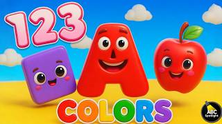 ABC Preschool Learning Song | A to Z Alphabet for Kindergarten | Elephant ELI & Uni