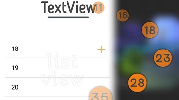 Get increasing numbers from an active textview into a listview