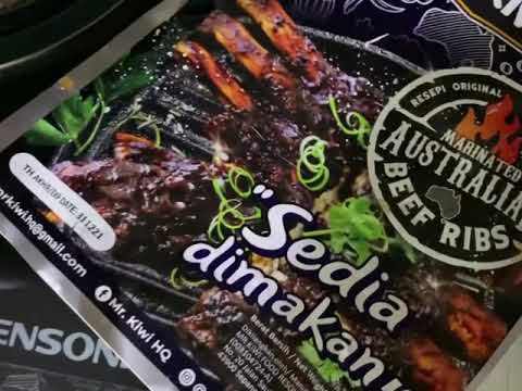 Video: Daging Lembu Diperap Dengan Kiwi