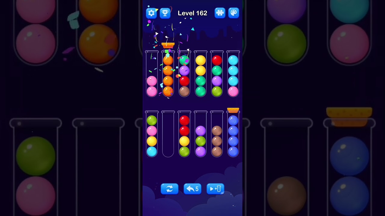 Ball Sort Level 162 Walkthrough Solution Android/iOS
