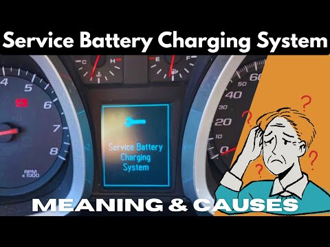 What Do Service Battery Charging System Mean
