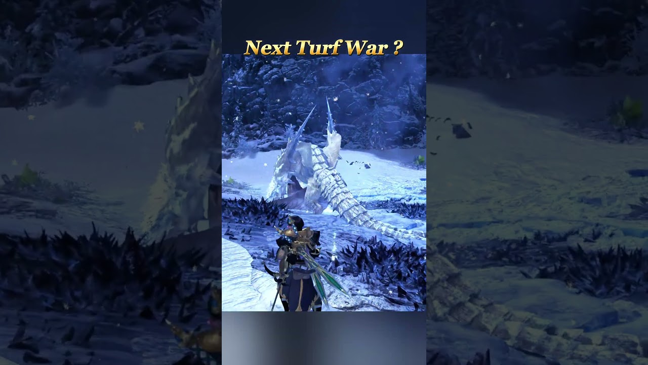 Frostfang Barioth vs Fulgur Anjanath Turf Wars