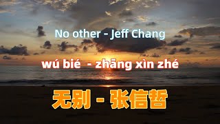 无别 - 张信哲 (Jeff Chang) wu bie - Jeff Chang.Chinese songs lyrics with Pinyin.