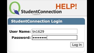 Student Connect Won't Let Me Login