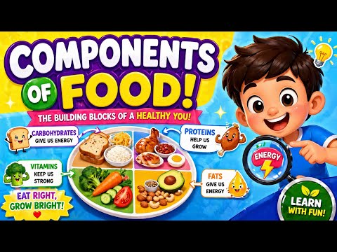 Components of Food Our Food Class 4 Balanced Diet