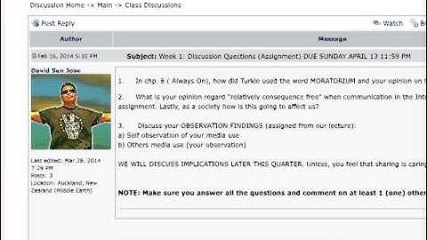 Social Media Sakai Walk Through