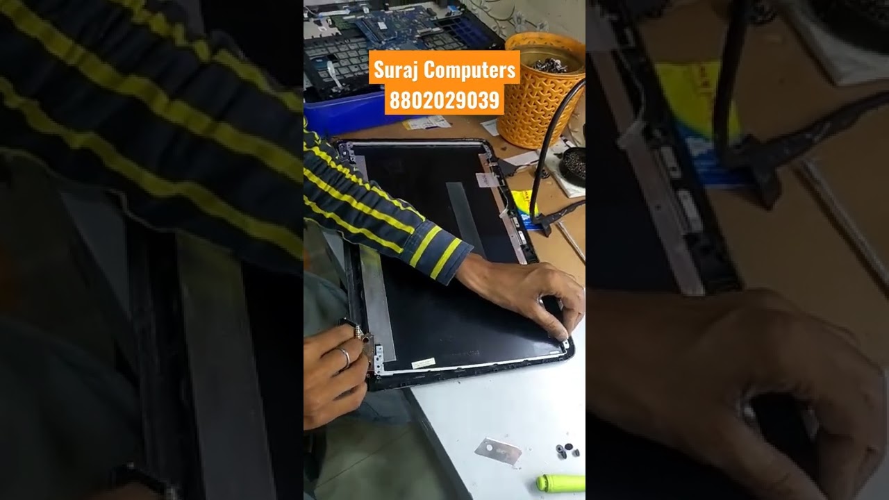 How To Repair HP 15 Ay Laptop Broken Body & Hinges ? HP laptop hinge replacement cost in Delhi