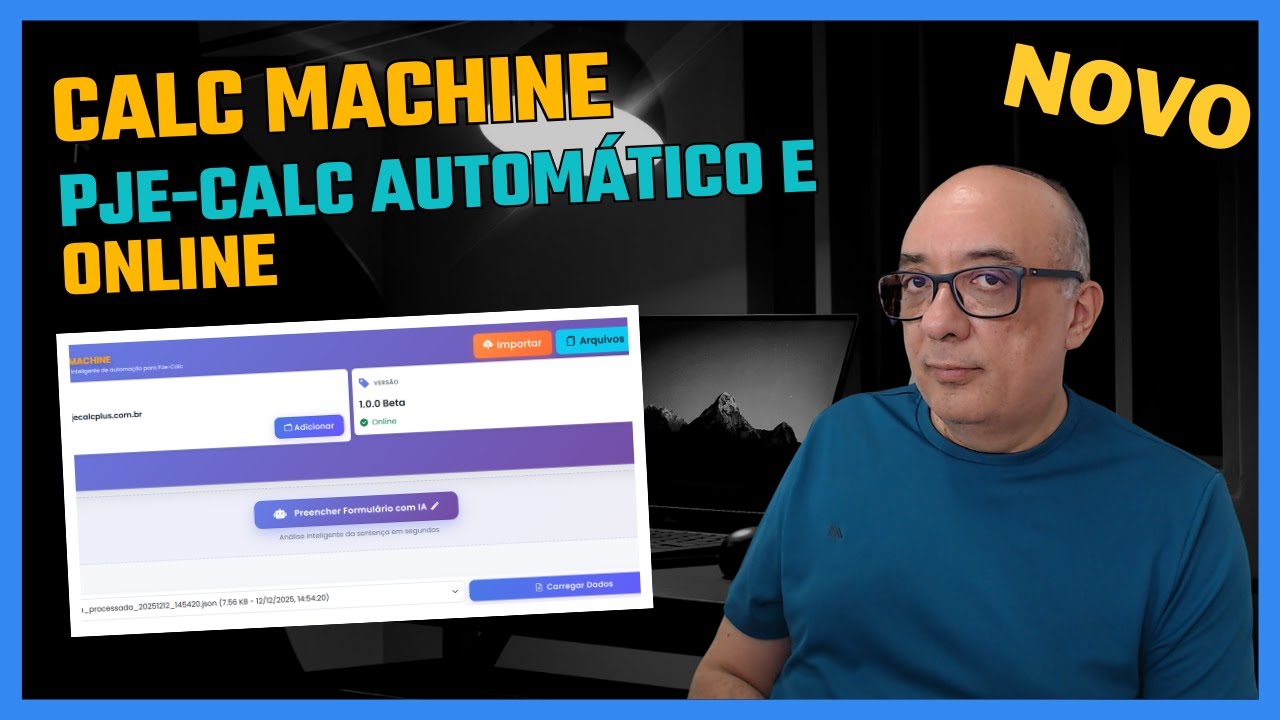 Calc Machine Online: Automatize seu PJE Calc com Inteligência Artificial