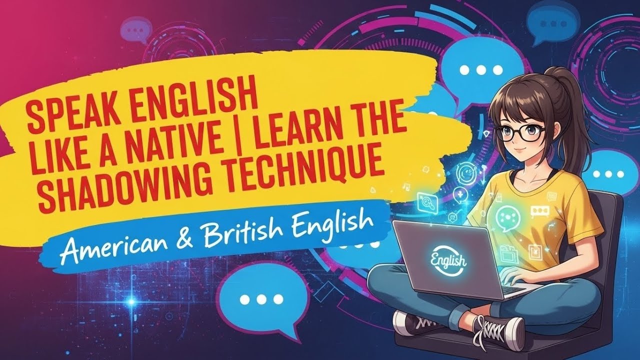 Speak English Like a Native | Learn the Shadowing Technique - YouTube
